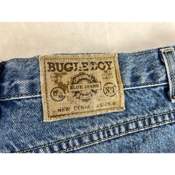 Bugle Boy Collection for Her Denim Shorts Cut Off Look Size 14 - Picture 4 of 6